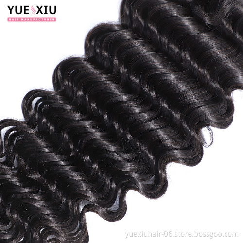 raw cambodian hair deep wave hair bundles with lace frontals human cambodian hair extension vendors